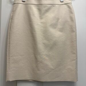 J. Crew Classic Cream No 2 Pencil Skirt - Size 8 Petite